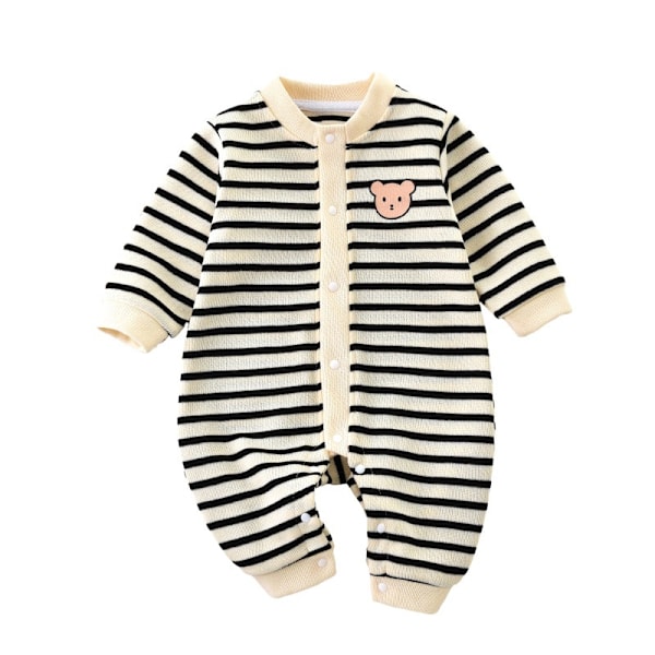 Spring and autumn baby jumpsuits, toddler clothes, fashion striped rompers for outdoors