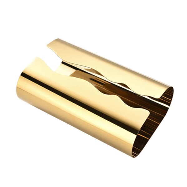 Sort/Guld Servietboks – Moderne og Robust – til Stue, Skrivebord Golden