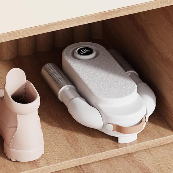 Skotørrer, Deodoriserende Støvle- og Sneaker-tørrer med Hurtig 360° Tørring, Intelligent Timing, Auto-Sluk Timer, Foldbart Design (Style 2)