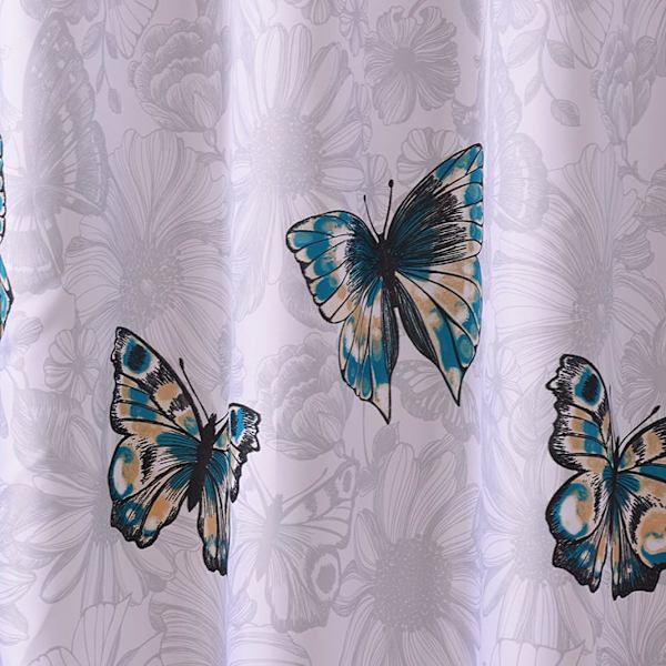 Duschdraperi 240X200cm, Badrumsgardiner Med Krokar Form Proo