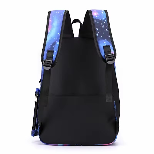 Lilo og Stitch Rygsæk til Mænd og Kvinder Stor Kapacitet Skoletaske Letvægts Laptop Rygsæk Rejserygsæk 3 Dele color5
