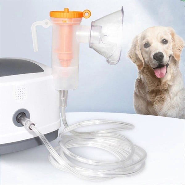 1 Set Kompressionsnebulisator för husdjur, nebulisator för husdjur, elektronisk nebulisator för katt och hund EU PL