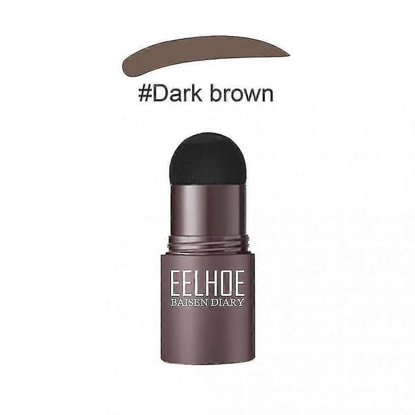 Multifunktionel Hårgrænse Skygge Puderstift Øjenbryn Print Styling Sæt light brown set