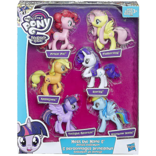 Toys Meet E Mane 6 Ponies Collection [gratis frakt]