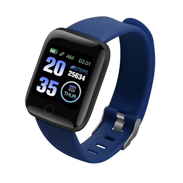 Smart 116S armband träning pulsmätare blodtryck Bluetooth övervakning steg smartklocka