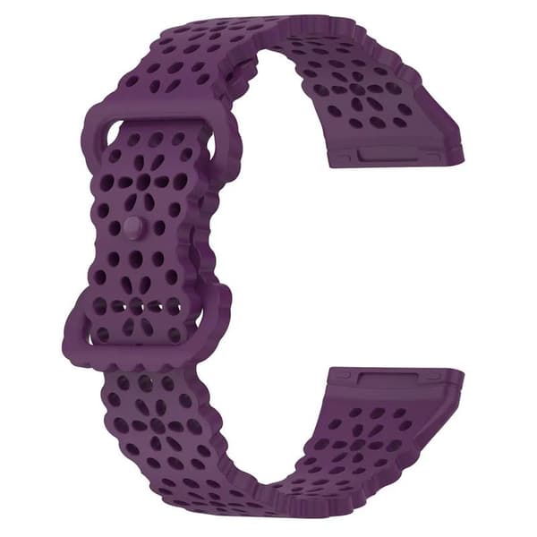 Ontto kellon ranneke Fitbit Versa 4/Versa 3/Sense 2/Sense kellotarvikkeisiin (tummanvioletti)