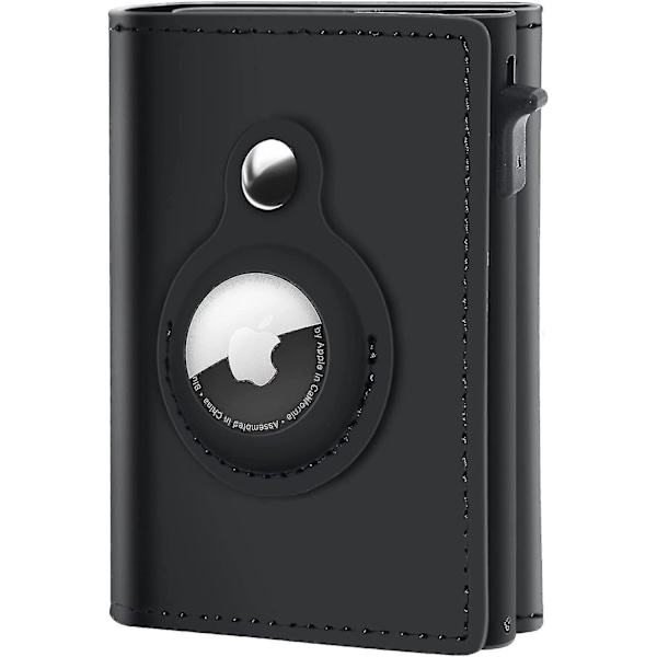 Airtag-lompakko Aito Nahka Air Tag -lompakko RFID-teknologia Luottokorttipidike Minimalistinen Lompakko Miehille Apple Airtagille (Airtag ei sisälly)