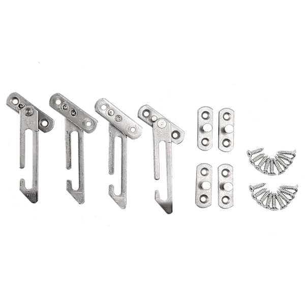 4 Pack Window Restrictor Locks Window Restrictor Hook Stainless Steel Child Lock Restrictor With Screws For Upvc Windows