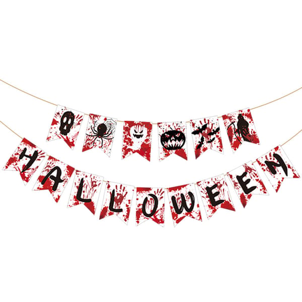 Halloween-girlander bånddekorasjon festgirlander variant E