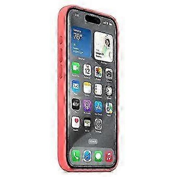 iPhone 15 Pro Silicone Case with MagSafe - Thin, Shockproof, Protective Mobile Case Red