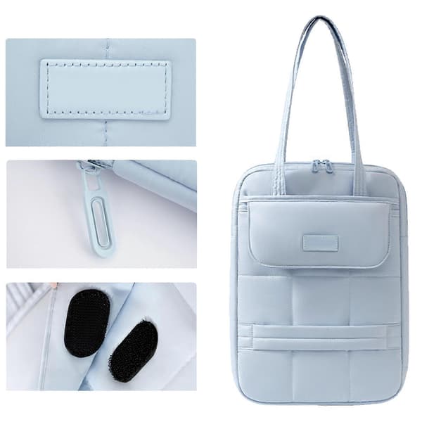 Laptop Messenger Bag Lättvikt Polyester Datorväska Axelväskor För Män Kvinnor Professionella Daglig Pendling Blå Blue