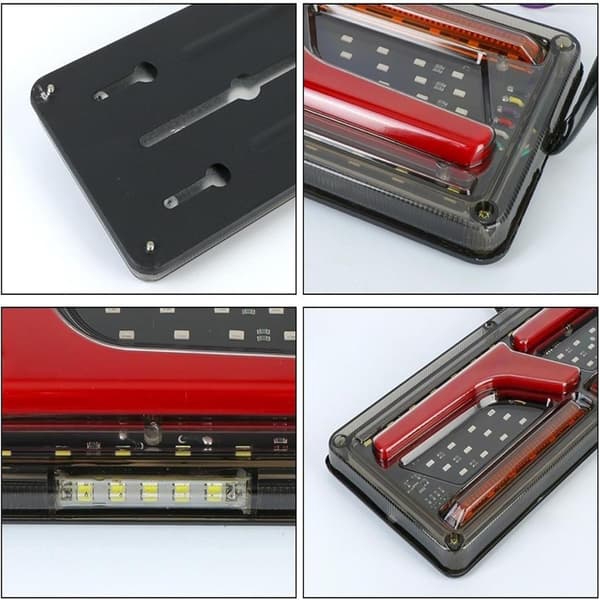 24V Bil Baglygter Blinklys Sidemarkeringslys Bremselys Baklys