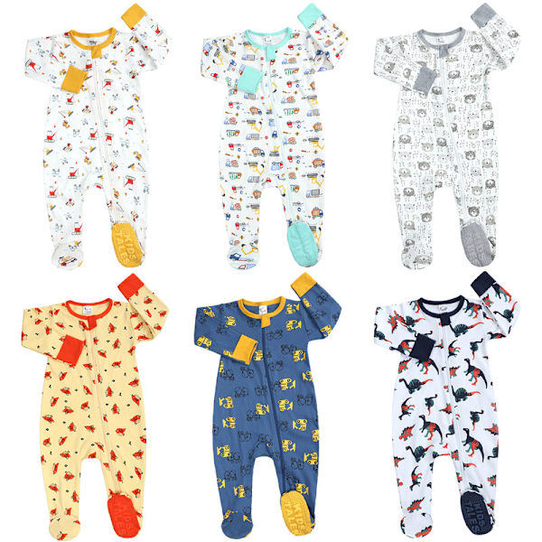 Nyfødt Baby Romper Tegneserie Klær Bomulls Romper Høst Kostymer Komfortable Baby Klær 6 EU: 3-6m