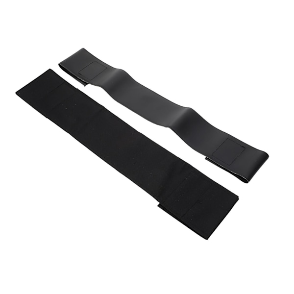 2 kpl Pyörätuolin Jalkatuet Aikuisten Pyörätuolien Jalkatuen Vaihto-osat Pyörätuolin Vasikanhihna Pyörätuolin Osat Kuljettajan Jalkatuet Black 74x10x0.3cm