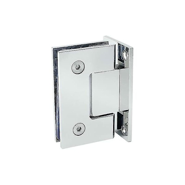 Hinge Stainless Steel Frameless Glass Door Hinge Two Way Glass Door Shower Room Hinge(4mm Welding Clamp 90 Degree 304 Light)