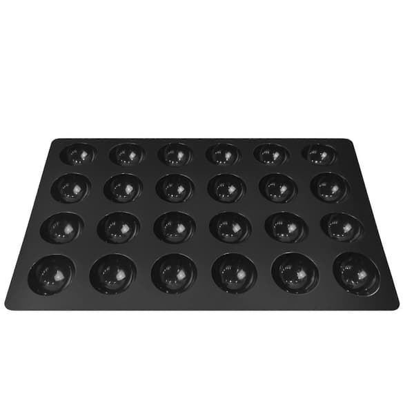 24-hulls silikonmousse kakeform for muffins og godbiter