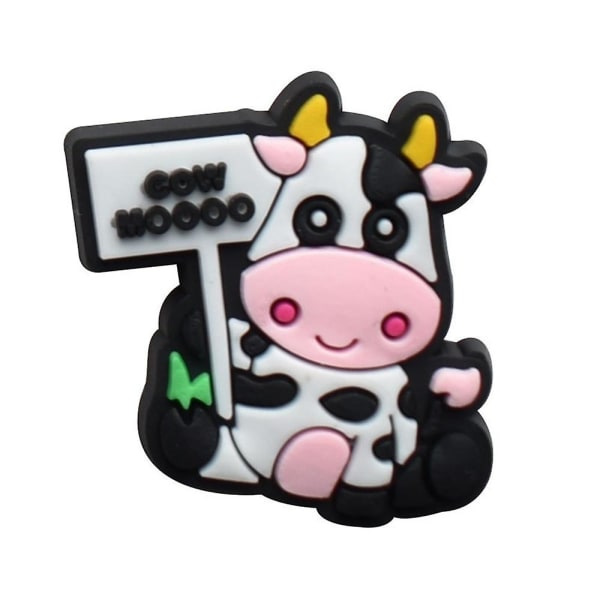30 st Cow Series Skor Berlocker För Crocs Clog Sandaler Dekoration Tillbehör Presenter