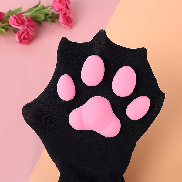 Søte jenter 3d Cat Paws lår høye sokker/ kvinner Casual over kne lange sokker