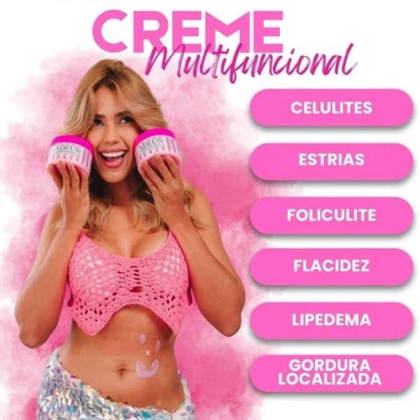 1-3x ADEUS Multifunktionel Opvarmende Kropscreme 1pc