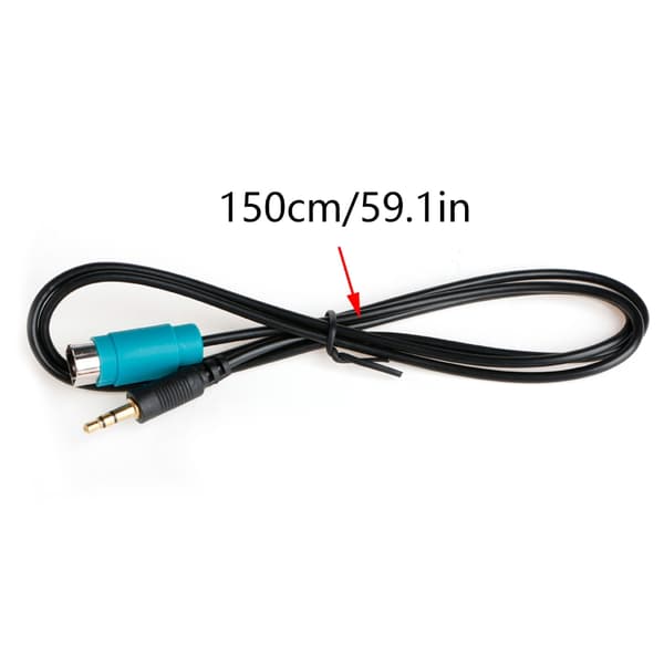 ALPINE KCE-236B MP3 3,5 mm Aux-kontakt o-adapter for MP3 for