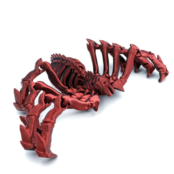 3D-printet edderkoppelegetøj med bevægelige led, elastisk edderkop, simuleringsdyr integreret modelpynt