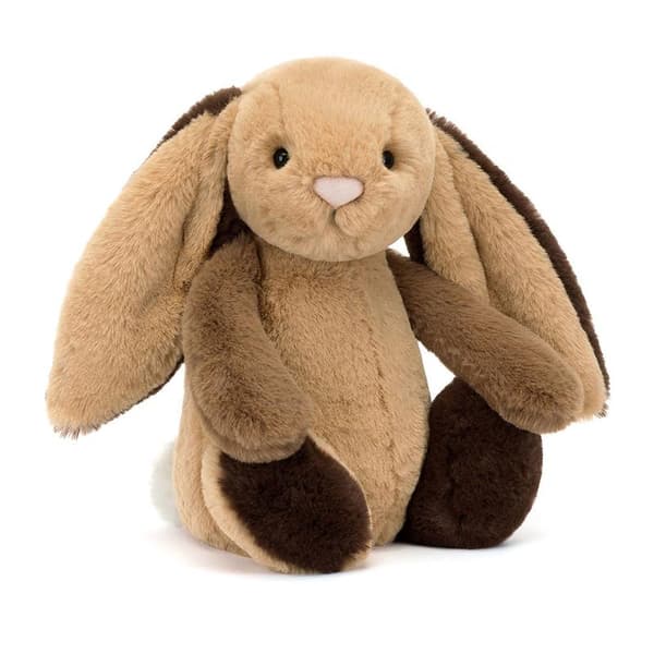 Jellycat 31 cm Bashful Patchwork Brun Kanin krammedyr