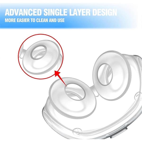 2-pack Replacement Nasal Pillows for P10 Medium, Replacement CPAP Accessories with Softer Silicone