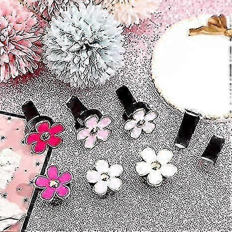 Bilaromaterapi Daisy Bil Luftutlopp Dekoration Luftfräschare 6st pink white rose red