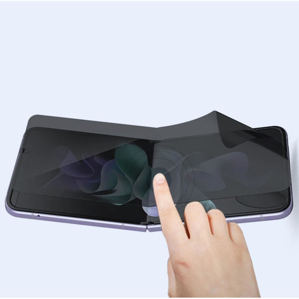 Z Flip 5 Skærmbeskytter, Privacy Skærmbeskytter Kompatibel Samsung Galaxy Z Flip 5 Anti-kig ydre+indvendig skærmbeskytter film