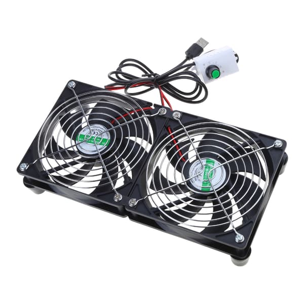 Cooling Fan with Cables and Switch for Computer Cases CPU Cooler Computer Fan 5V USB Powered 120mm Cooling Fan
