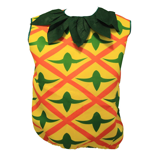 Unisex Vuxen Ananas Kostym Yellow/Green One Size