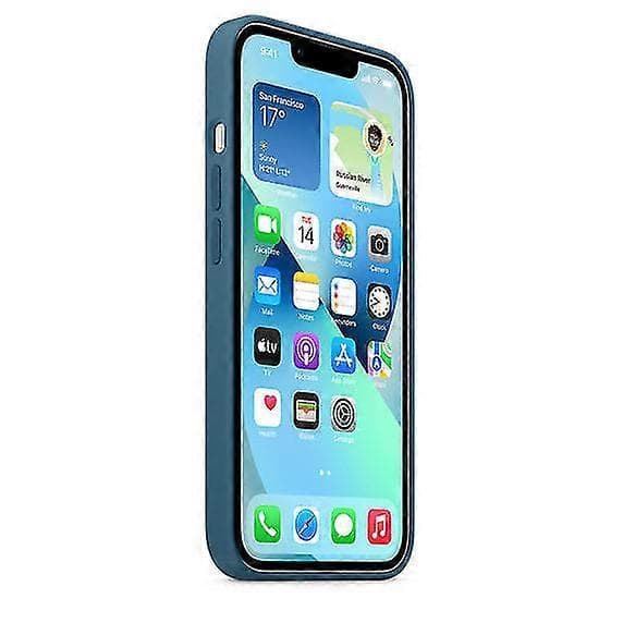 Silikondeksel med Magsafe til iPhone 13 Mini Blue Jay