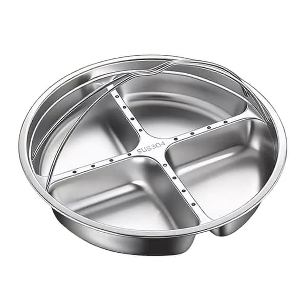 Stabelbar Mad Damper – Rustfrit Stål med Delte Riste til Camping A