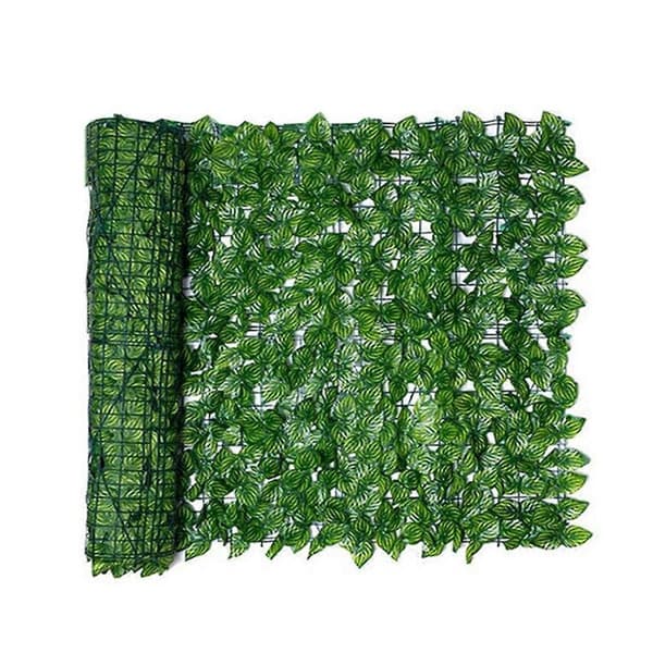 Artificial Leaf Hedge Roll Wall Landscaping Fence Privacy Screen Outdoor Garden Backyard