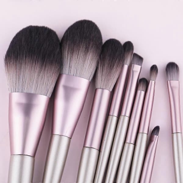 9 drue lille budding makeup børstesæt bærbare bløde øjenskyggebørster nye håndskønhedsværktøjer