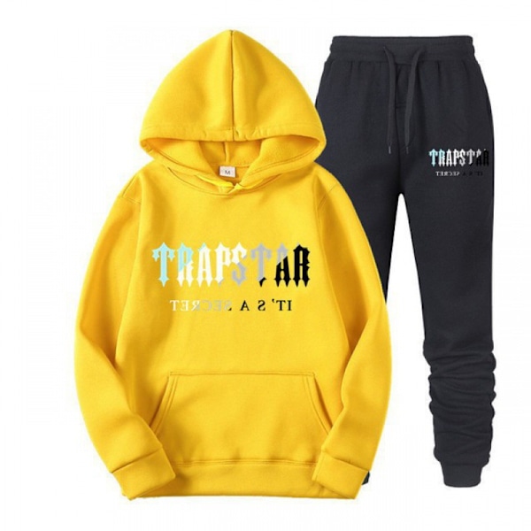 Löparsportkläder set med huvtröja unisex sportkläder huvtröja byxor M