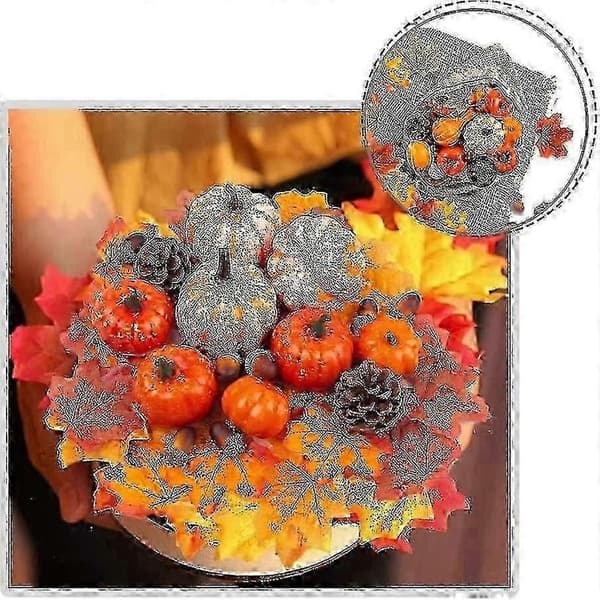 Höstdekorationsset Thanksgiving-dekorationsset Hösttemafest för Halloween Höst