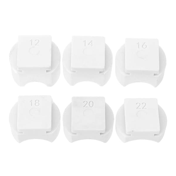 6 Pieces Ring Bending Dies Part Ring Maker Accessories Multifunctional Jewelry Ring Bending Machine Accessories