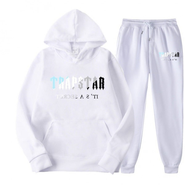 Löparsportkläder set med huvtröja unisex sportkläder huvtröja byxor M