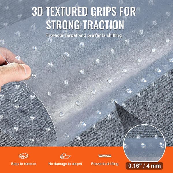 Carpet Protector for Pets, 38 cm x 1.2 m PVC Scratch-Resistant Cat Carpet Protector for Doorways, Non-Slip Cat Scratch Carpet Cover