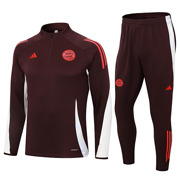 2425 Real Madrid Atletico Madrid Paris Ajax Frankrike England Spanien M League halvt dragkedja träningsuniform tröja H XL