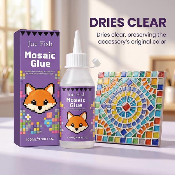 Mosaiklim Kakelfixering Anti-fällning Transparent Härdning Inga Spår Reparationslim 1 pc