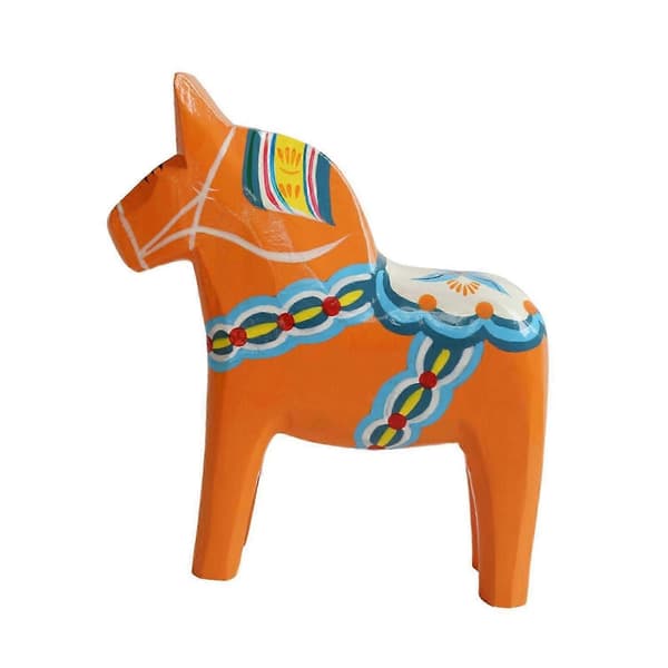 Svensk Dalahästprydnad Samlarobjekt Dalahästfigur Djur