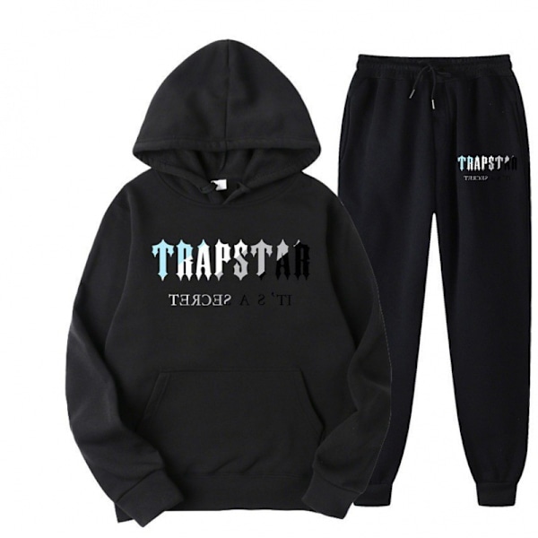 Löparsportkläder set med huvtröja unisex sportkläder huvtröja byxor M