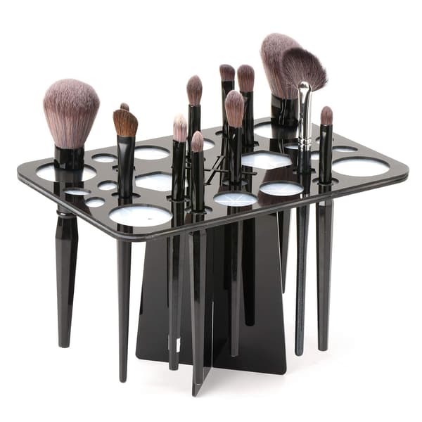 Tørrestativ til makeupbørster, børstetørrer, foldbar 28 rum Ac