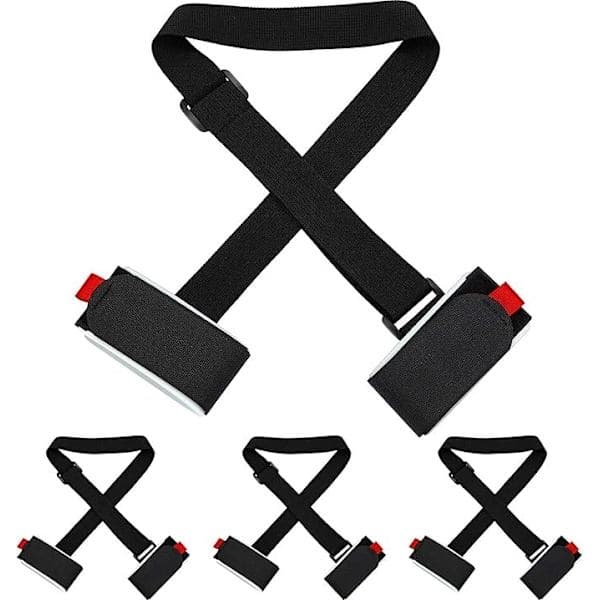 4-pakning skistropper/skiholdere – bærestropp for ski 223