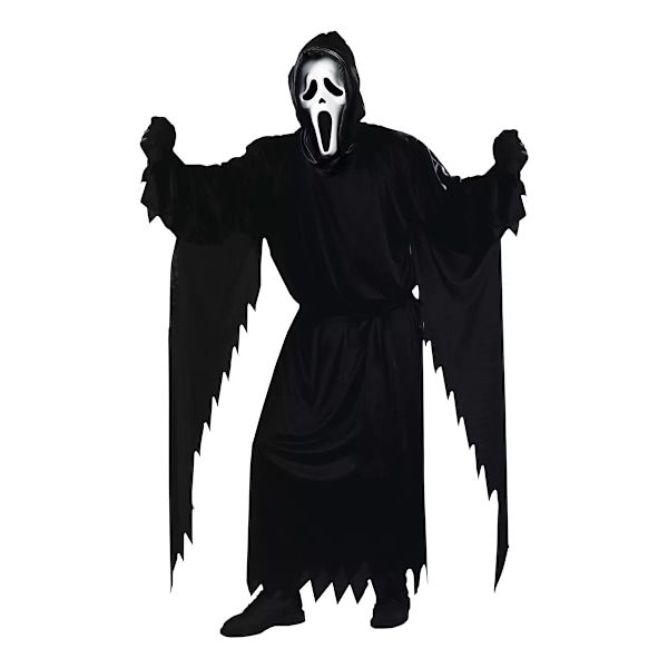 Standard Scream Vuxen Kostym Negro Adulto XL 185-195cm