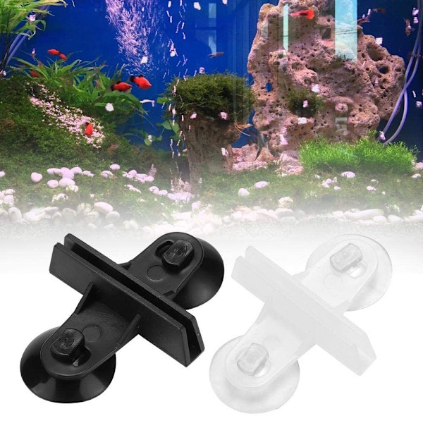 Akvarium Deler Separator, Sucker Holders For Fish Tank, Glass Cover Separator, Clip Holder, 40 stk