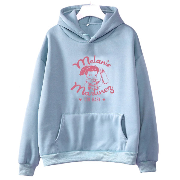 Dame Hoodies Sweatshirt Tegneserie Print Løse Tøj Kawaii Casual Tops gray S