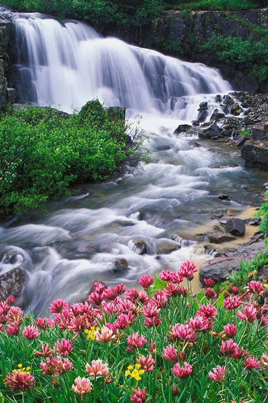 30x40 cm 5D DIY Full Diamond Painting, Panoramiskt Vattenfall